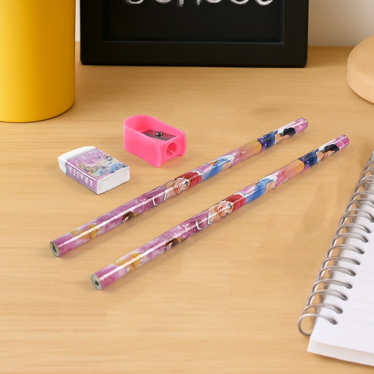 Fun & Functional! 5-in-1 Cartoon Pencil Set for School & Play (5 Pc) Fun & Functional! 5-in-1 Cartoon Pencil Set for School & Play (5 Pc)